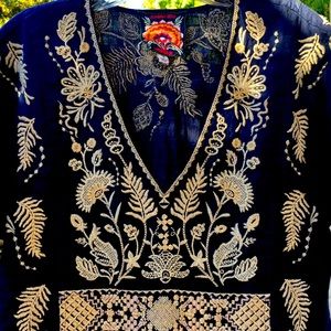 Johnny was linen tunic dress